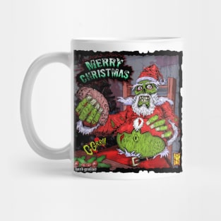 Santa Zombie wants Brains by Grafixs© / Miguel Heredia Mug